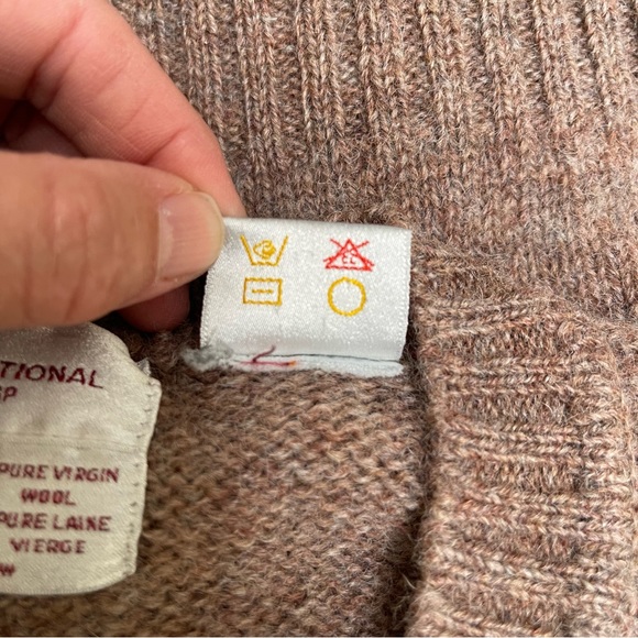 Club International by/par TIP TOP Vintage Pure 100% Virgin Wool Sweater Sz Large - Picture 5 of 6